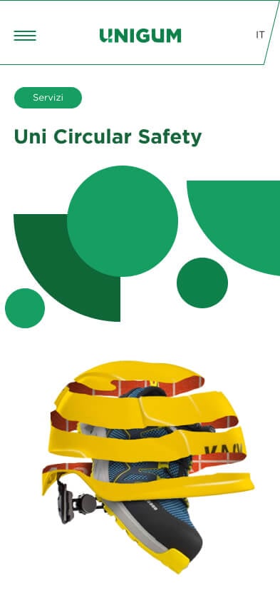 Schreenshot of a mobile version of the application developed for Unigum by Alias2k